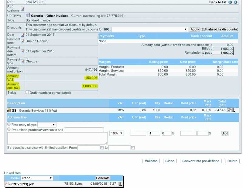Dolibarr Erp Crm Version 10 0 2 Released Macrorom Ict Services